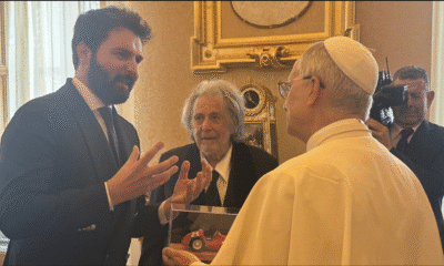 Al Pacino Makes History as First Movie Star to Meet Pope Leo XIV at the Vatican Bobby Moresco, casts Pacino as Vincenzo Vaccaro Maserati Anthony Hopkins, Andy Garcia, Jessica Alba, Michele Morrone, Tatiana Luter.